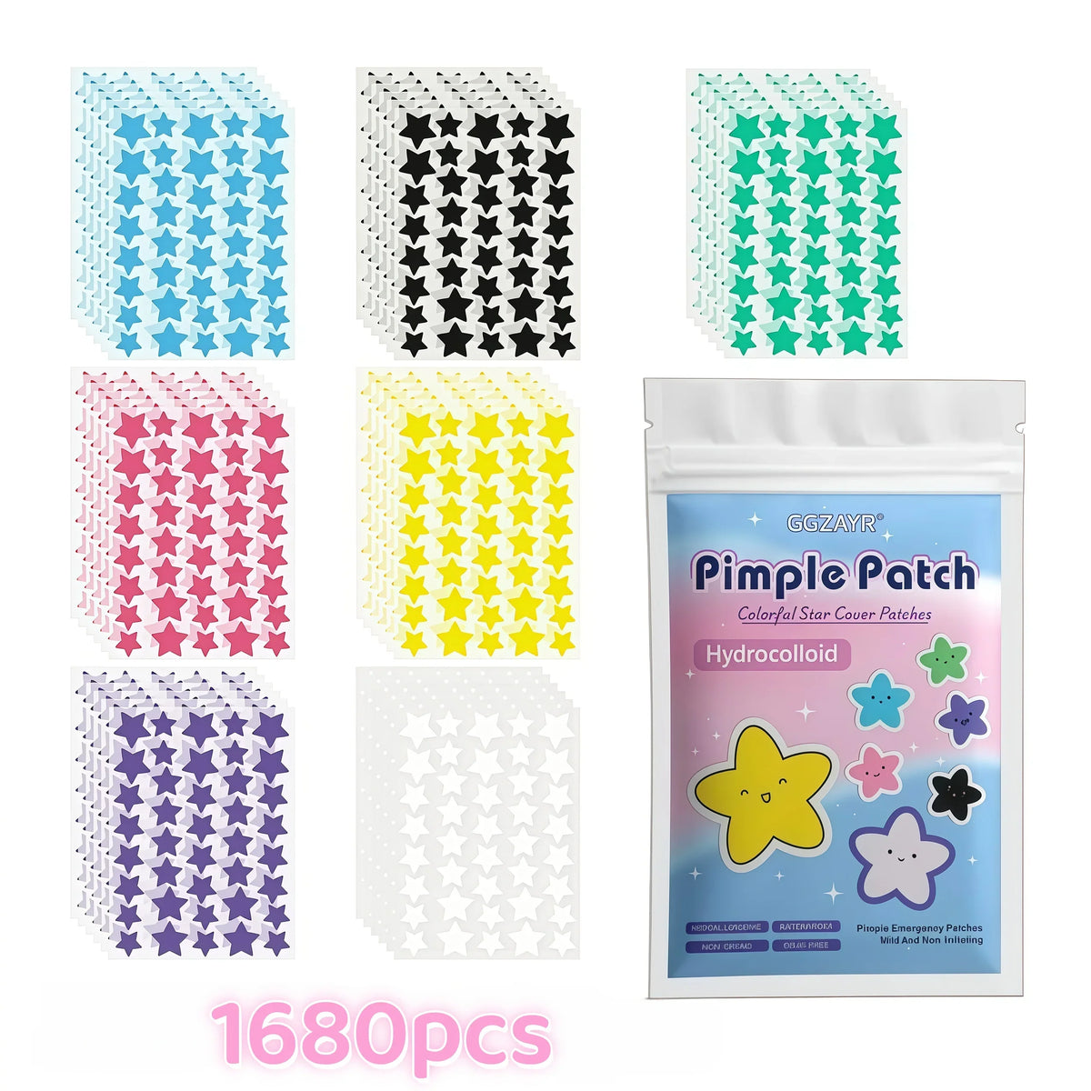 Starry Skin Pimple Patches