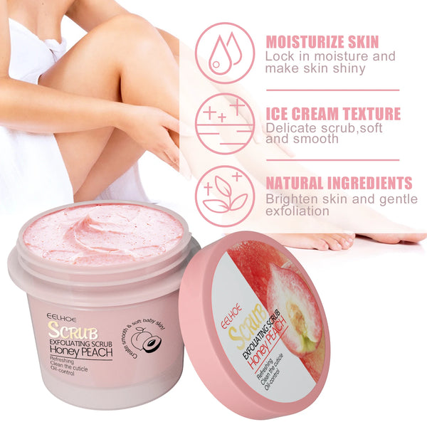 Honey Peach Glow Scrub