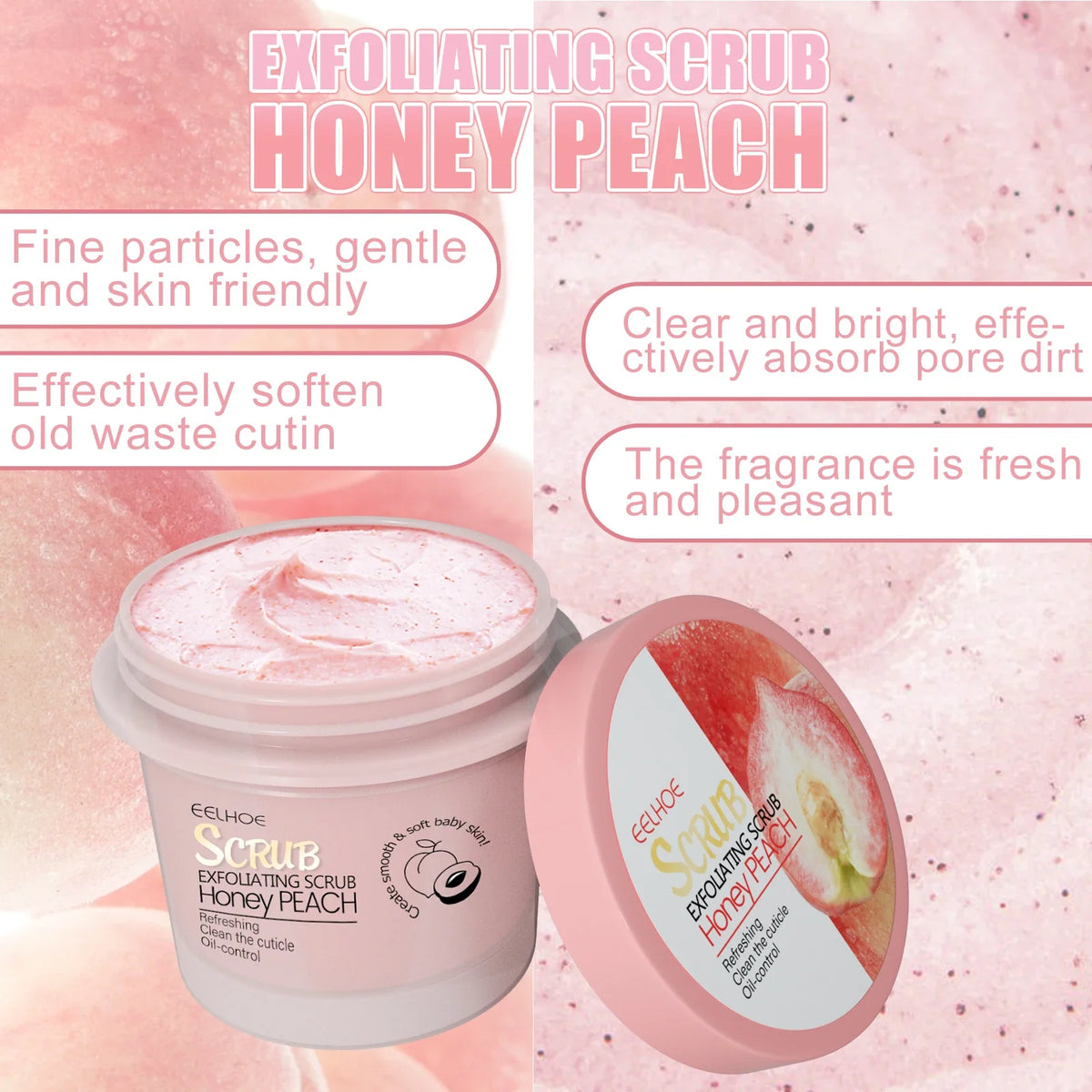 Honey Peach Glow Scrub