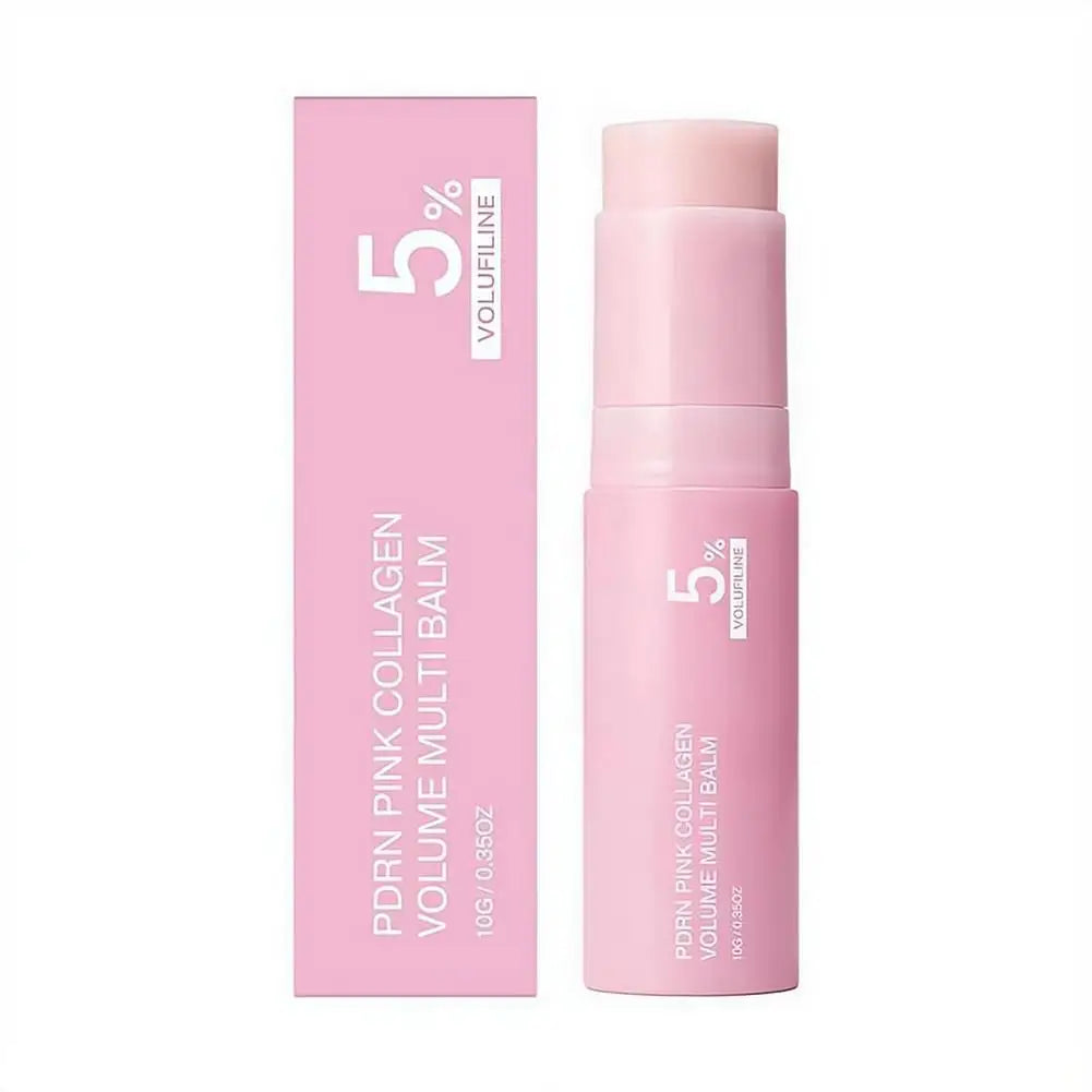 PDRN Pink Collagen Volume Balm Stick | Face, Lips & Body Moisturiser