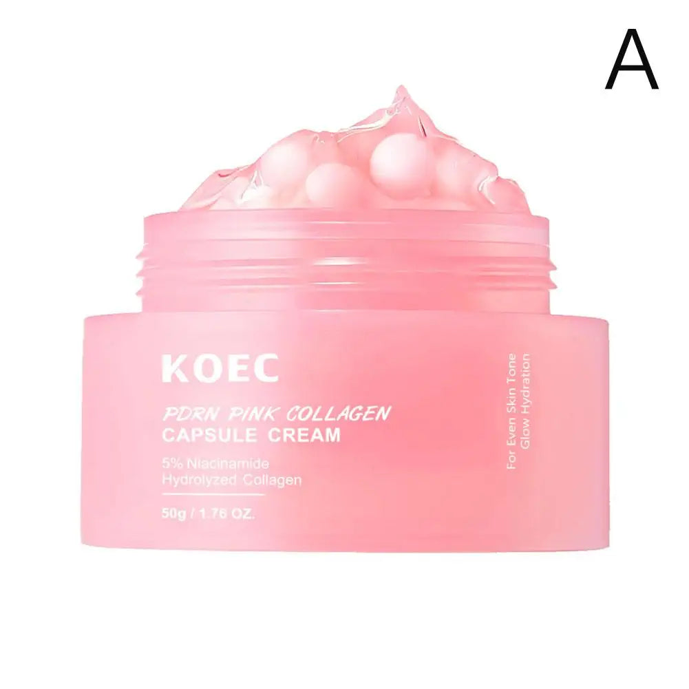 PDRN Pink Collagen Capsule Cream | Brightening & Firming Face Cream