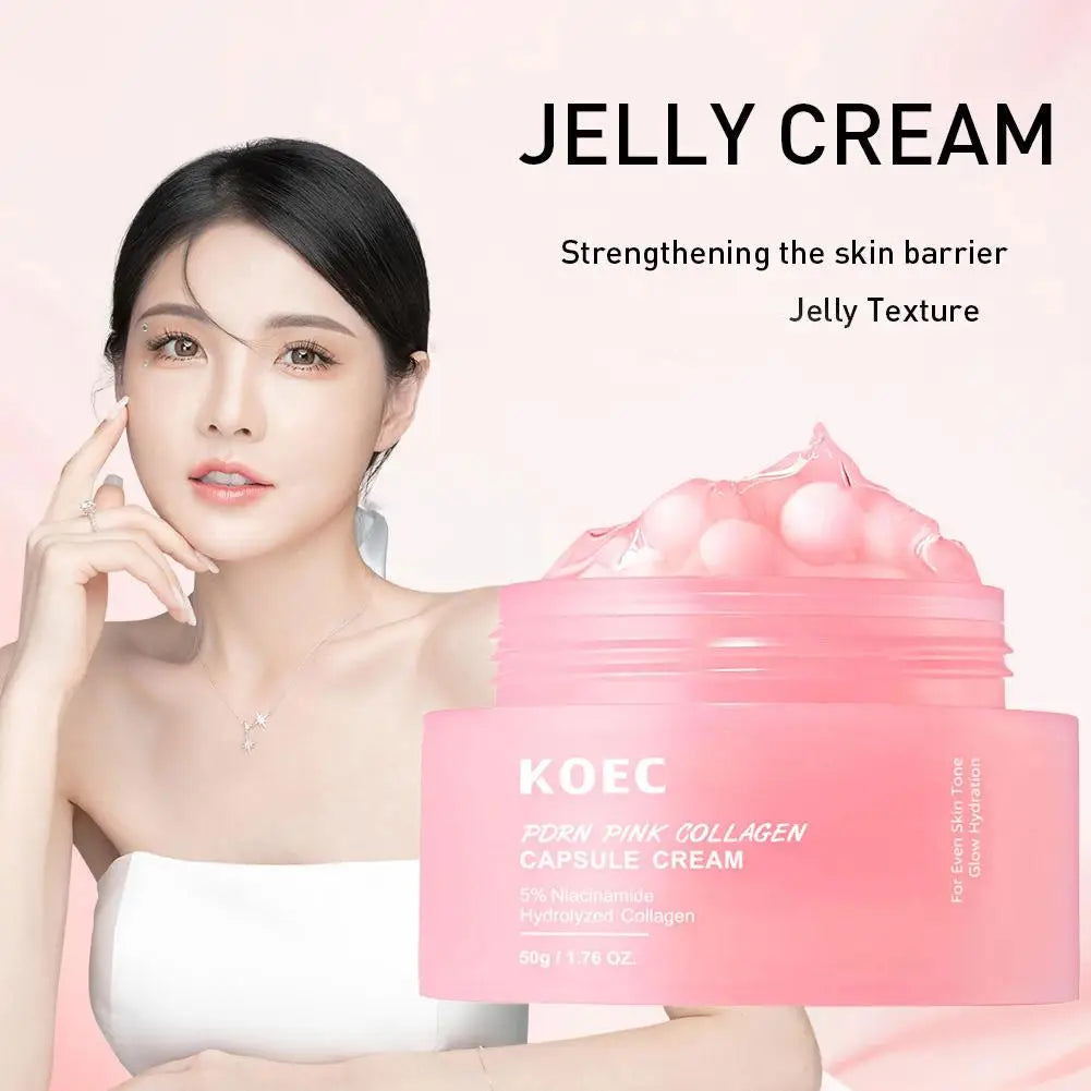 PDRN Pink Collagen Capsule Cream | Brightening & Firming Face Cream