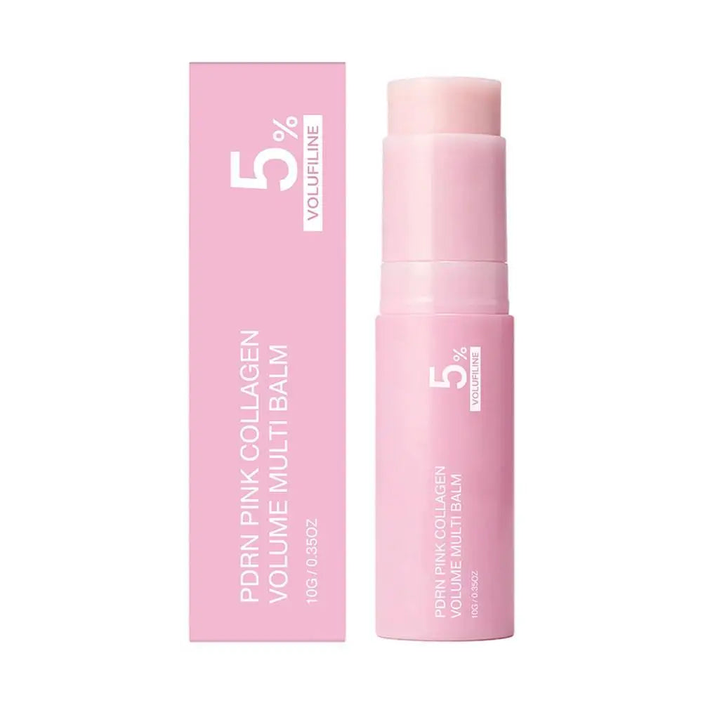 PDRN Pink Collagen Volume Balm Stick | Face, Lips & Body Moisturiser