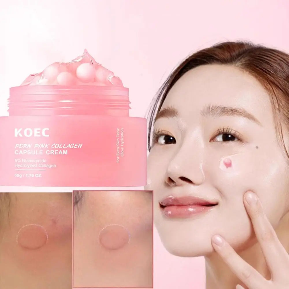 PDRN Pink Collagen Capsule Cream | Brightening & Firming Face Cream