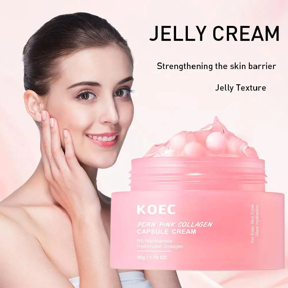 PDRN Pink Collagen Capsule Cream | Brightening & Firming Face Cream