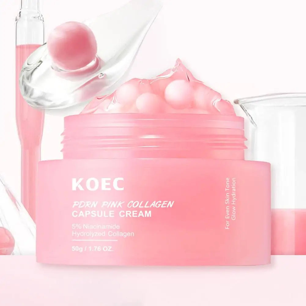 PDRN Pink Collagen Capsule Cream | Brightening & Firming Face Cream
